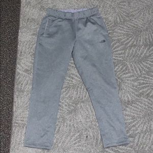 Dark Grey North-face sweat pants